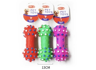 Zabawka dla psa kość jeżyk piszcząca 12cm 20544