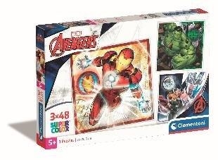 -CLE puzzle 3x48 SuperKolor The Avengers25315