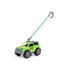 Samochód do pchania Legionista z rączką (zielony)