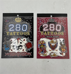 Tatuaże 280szt książeczka