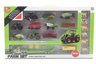 Ciągnik traktor maszyn rolnicze metalowe 1:64