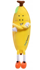 S.CENA Maskotka pluszowa Banan z rączkamiinożkami 90cm z nóżkami (65cm bez nóżek) ABC-204