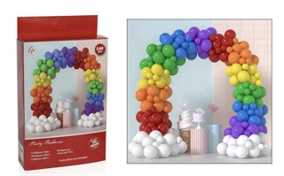 S.CENA Zestaw balonowy zrób to sam girlanda kolorowa 140el 59902