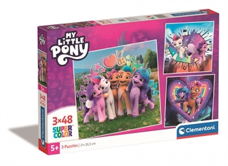 -CLE puzzle 3x48 SuperKolor MyLittlePony25322